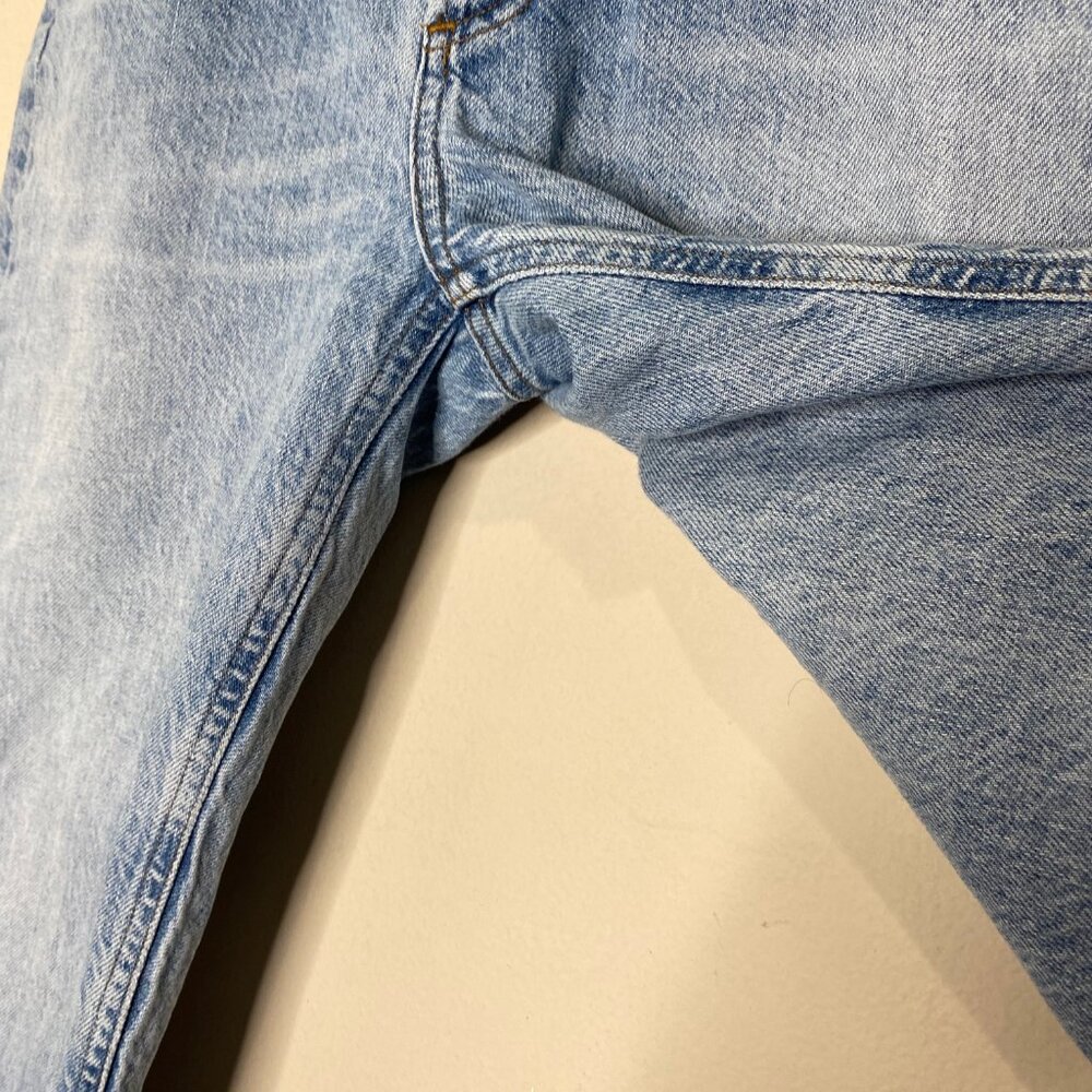 Agolde Riley High Rise Straight Crop Jeans - Blur Sz 26 - Picture 6 of 14